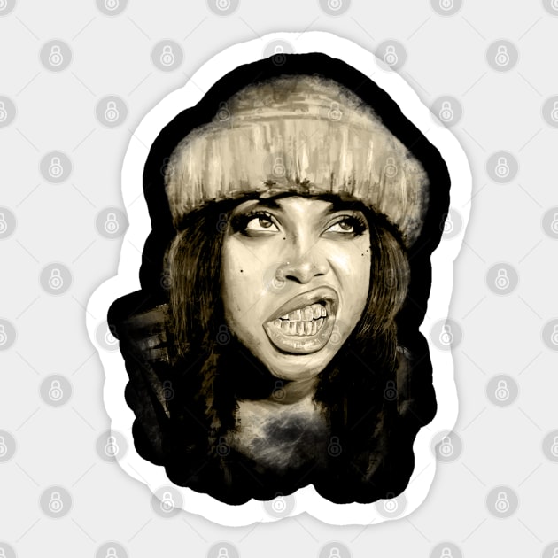 Erykah Badu | Vintage RNB Sticker by Wkenca Barada